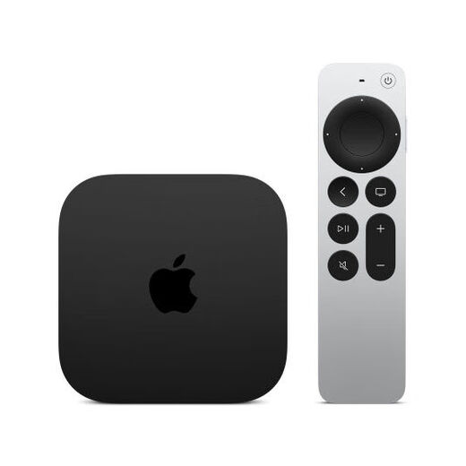 Apple TV 7. Generation 2022 Modell 4K dritte Generation TV-Box Set-Top Box Player US Version US Version 128G [Tutorials zum Senden] + HDMI-Kabel