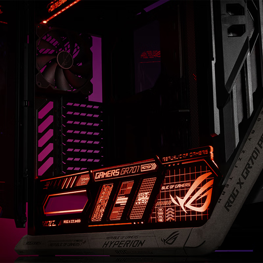 
ZZJMOD ASUS ROG GR701 Creation God Fur ZZJMOD mirror luminous light board custom ARGB divine light synchronous mirror light board MOD GR701 Creation God Fur + gray fur (standard version)