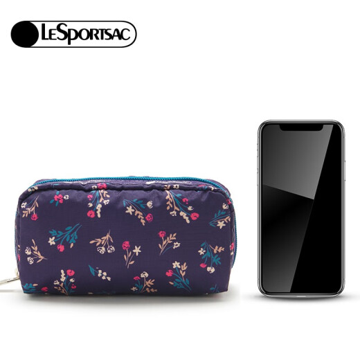 [OFF] LeSportsac Wallet Ins Style Fashion Simple Casual Clutch Cosmetic Bag 6511 Purple Bottom Floral