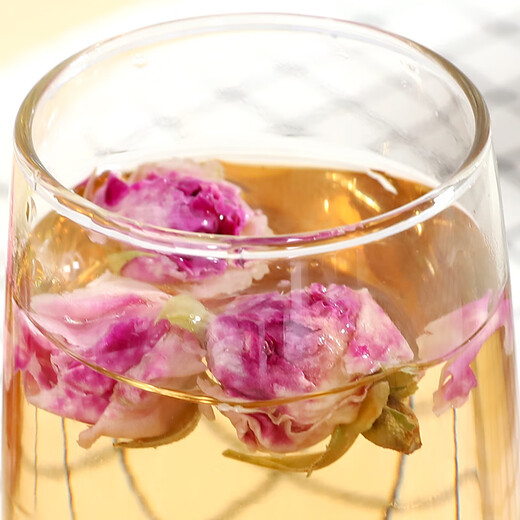 Yiqian Xinjiang Hotan Rose Tea Desert Rose Buds Dried Products Southern Xinjiang Specialties with Damascus Rose Tea 160g [80g*2 cans]