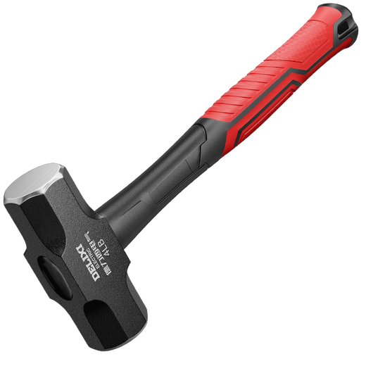 Delixi Electric Hammer Octagonal Hammer Heavy Duty Hammer Iron Hammer Large Masonry Square Head Hand Hammer Two Hammers 1 Pound Shock-Absorbing Handle Octagonal Hammer