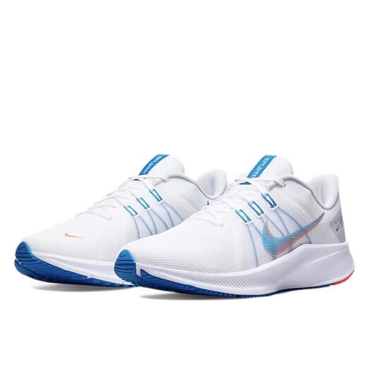 耐克（NIKE）男鞋2025新款夏季WEARALLDAY运动鞋网面透气学生休闲鞋跑步鞋 DA1105-101白色蓝红 38.5