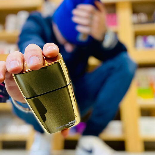 BABYLISSPRO Устройство для градиентного отбеливания с масляной головкой Babyliss, машинка для стрижки волос с нажимной отбеливающей головкой, специальная бритва для лысины, специальная бритва, отбеливающий артефакт, артефакт для стрижки лысины, артефакт для парикмахерской, специальный толкатель с масляной головкой, позолоченное устройство для отбеливания BABFS2GCN