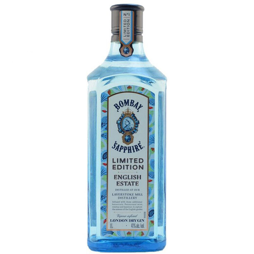 孟买蓝宝石（Bombay） 洋酒 英伦庄园限定 金酒 1000ml 商品微瑕