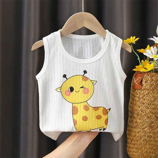Sechs Farben des Glücks, 2-teilige Babyweste Sommer Pure Cotton Thin Style Jungen und Mädchen, Babys und Kinder atmungsaktiven Bauchbauchschutz Kinderhülsenweste zufällig gemischt und übereinstimmend 2 Packungen (falls Sie möchten, hinterlassen Sie bitte eine Nachricht und Notiz) 100