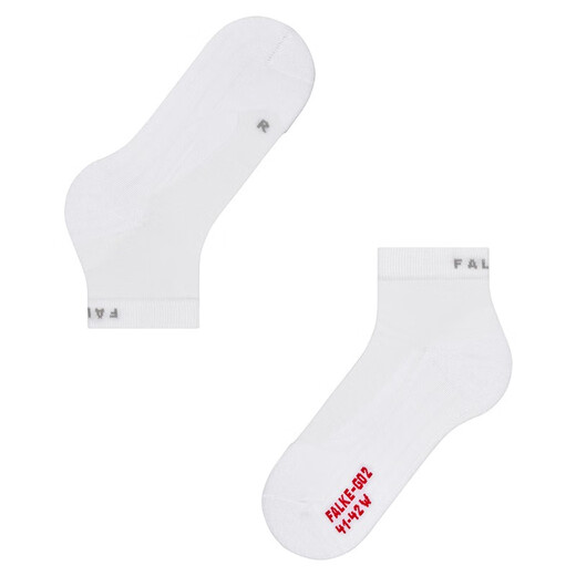 FALKE German Eagle Imported GO2Golf Golf Sports Women's Socks Sweat-absorbing Socks 16780 Gifts for Chinese Valentine's Day 2000- White- 1 pair One size 35-36