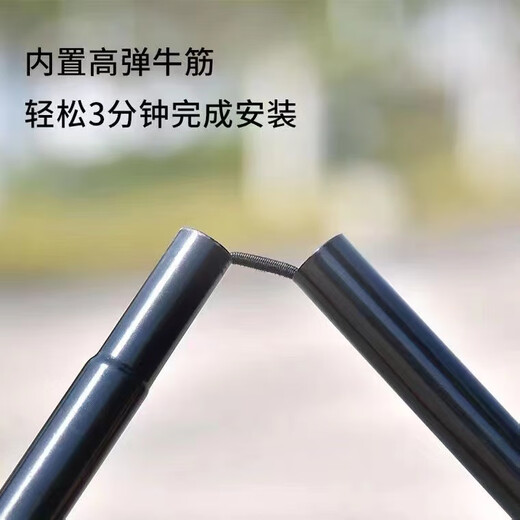 羽毛球网架网便携式室内外两用折叠移动拦网支架子 4.1m[初中生]网架+网+收纳包