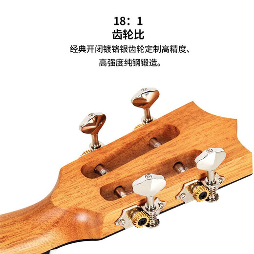 Aodsk Auc-F19 Ukulele joue une guitare en bois de base en acajou en acajou complet de 23 pouces