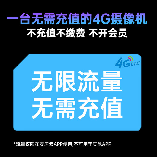 网视无忧500万4g无限流量摄像头室外无网手机远程监控器360度无死角带夜视全景高清 农村家用户外防水球机 【续航版】免充值64G+停电续航