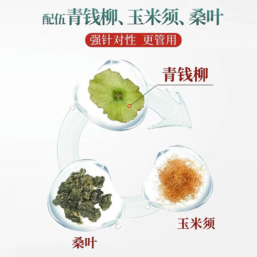 桑叶双瓜茶苦瓜冬瓜皮菊花枸杞决明子茶血玉米须糖压青钱柳养生茶 【5g*150包】5盒玉米须桑叶茶
