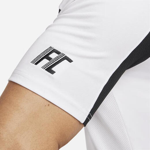 Nike (Nike) Herren Sport T-Shirt Top Moisture-Absorbent und schweißfreies Schnäppchen mit atmungsaktivem, leichtem Fashion DV9734 Weiß/Schwarz/Schwarz 2xl