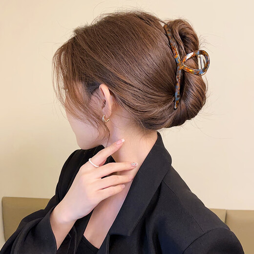 Chimera (CHIMERA) simple acetate plate shark clip high-end hairpin hair grab clip back head plate hair accessories headdress girl birthday gift