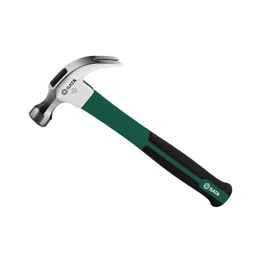 SATA 92306-92309 Fiberglass handle claw hammer 0.5, 1, 1.5 pounds Fiberglass handle claw hammer 0.5 pounds 92308