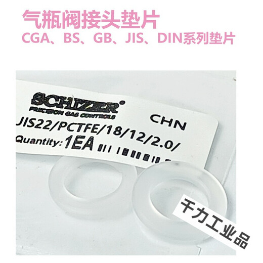 CGA170 180 320 330 580 660 670 678 679 JISW22 PTFE CGA180垫片PTFE材质