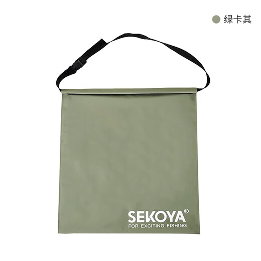 SEKOYA Lure waders storage bag fishing bag fishing gear bag waterproof storage bag fishing waders bag Japanese water fork bag D1000 light khaki