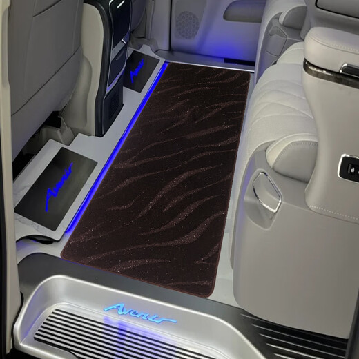 Bernian Hongfu Buick GL8 Classe d'affaires Es Lu Zun Zhongbai Foot Pad 653T Avia 652T Deuxième rangée Modified Tapis de glissement modifié Burg Row Row [Remarks Model]