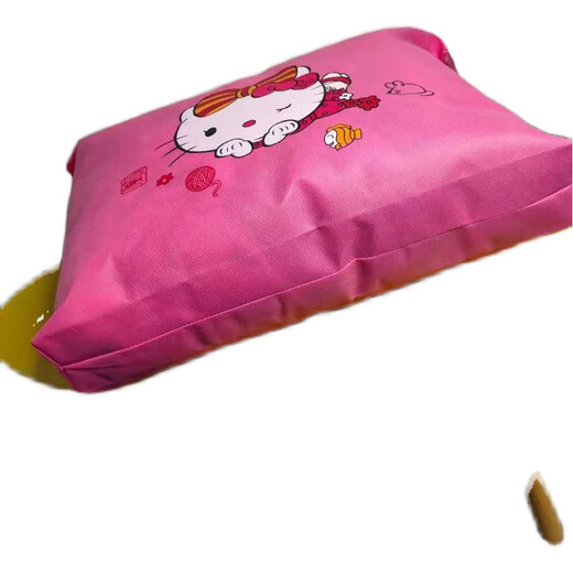 
Shenzhi Kindergarten quilt storage bag quilt storage bag Large size clothes sorting kindergarten SN6629 Pink KT cat Medium size 46x70cm