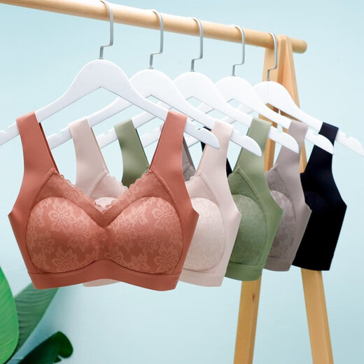 Modal Beautiful Back Back Sports Sports Sports para el sujetador sincronizado para mujeres reunidos con encaje de celebridades de Internet Breathable and No Wire Vest Style XL