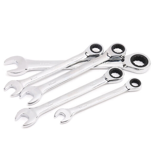 ELECALL fixed head ratchet wrench 10mm quick opening dual-purpose torx wrench labor-saving household industry ET090110