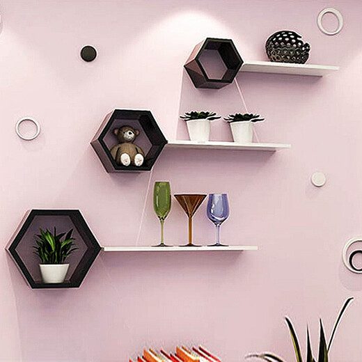 City code wall shelf living room TV background wall wall cabinet decoration restaurant wall-mounted bedside storage X68-Package M