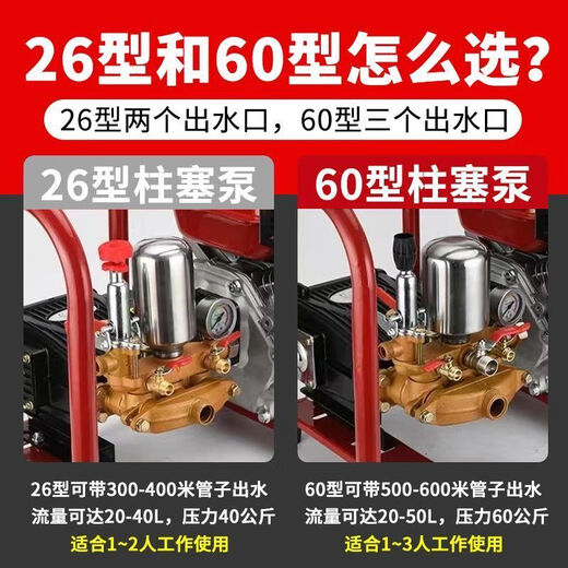 HONDA gasoline engine powered cart 160L agricultural fully automatic sprayer sprayer push sprayer agricultural disinfection diesel powered* water tank 300L hand-pulled 30m* high-quality sprayer tube + sprayer single gun