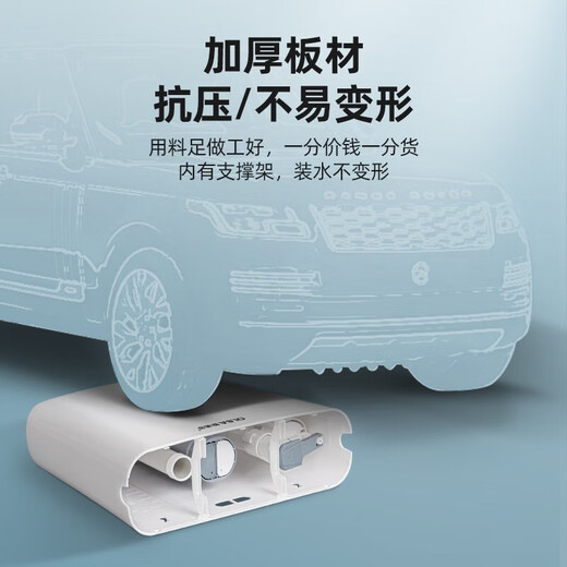 OLSA flush tank household bathroom high-impact water tank energy-saving toilet tank squat toilet double-press toilet tank ceramic white water tank + with no-punch installation