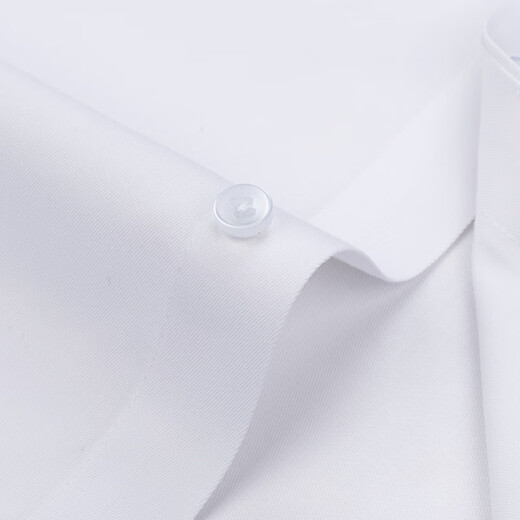 
Shanshan (FIRS) [DP free iron] short-sleeved shirt for men blue summer business casual cotton shirt pure white 42