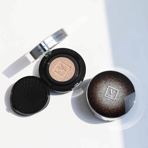 FAU Korean V Regeneration Air Cushion BB Cream Isolates Sunscreen Concealer Brightens Skin Long-Lasting and Does Not Take Off Makeup for Women Diamond Air Cushion