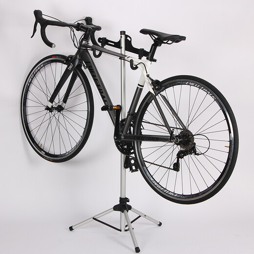 Mountain bike parking rack telescopic bicycle rack road bike display rack vertical household adjustable repair rack triangle rack LCH-301