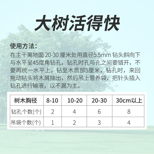 Шицзя, большое дерево, живое быстрое дерево, питательный раствор, фруктовое дерево, подвесная игольная жидкость, универсальный агент для пересадки, средство для укоренения, питательный раствор, подвесной мешок для игл