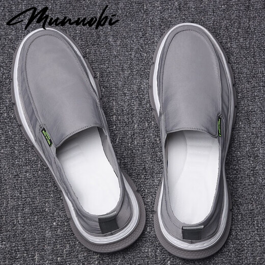 Munuobi Old Pékin Chaussures en tissu Men 2025 Nouveau printemps Ice respirant Silk léger chaussures décontractées hommes