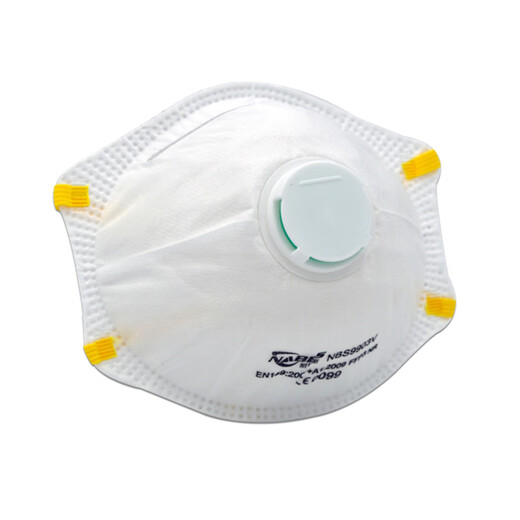 Naibeis NBS9903V head mask FFP3 level Five-layer anti-droplet and industrial dust There is a breathing valve and washer 15 pieces/box