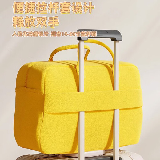 Chuangjingyixuan Travel Storage Bag Portable Suitcase Storage Bag Travel Clothes Organizing Bag Business Travel Bag LL6 Brown Bear Medium