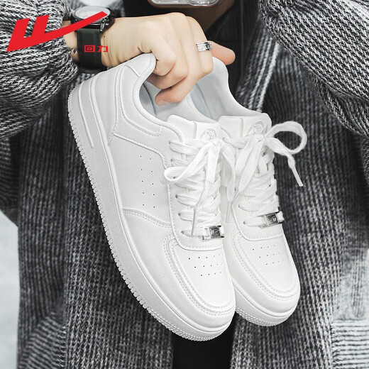 Pull back official white shoes men's shoes autumn sneakers men's Air Force One sports and leisure shoes men white 42