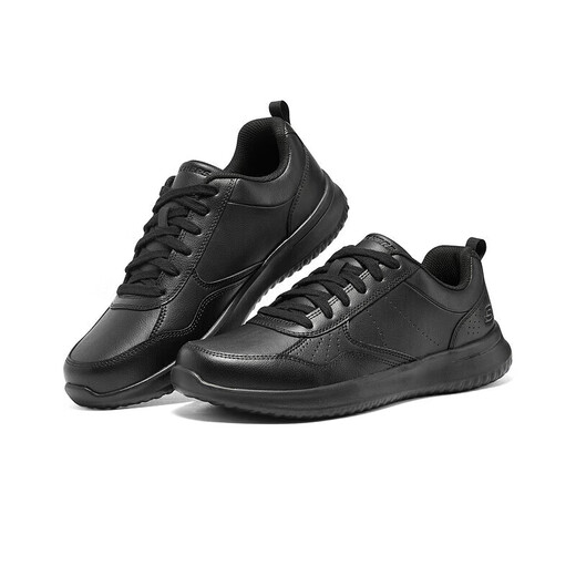 斯凯奇（Skechers）男士皮鞋夏季商务男鞋高档休闲鞋软底通勤板鞋210835