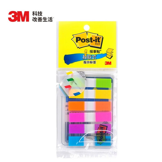 Étiquette d'autocollant 3M Index Couleur Couleur Bookmark Fluorescent Label Sticker Notebook Instructions Page Numéro Folder Translucentes Strip de couleur Autocollant Couleur étanche.