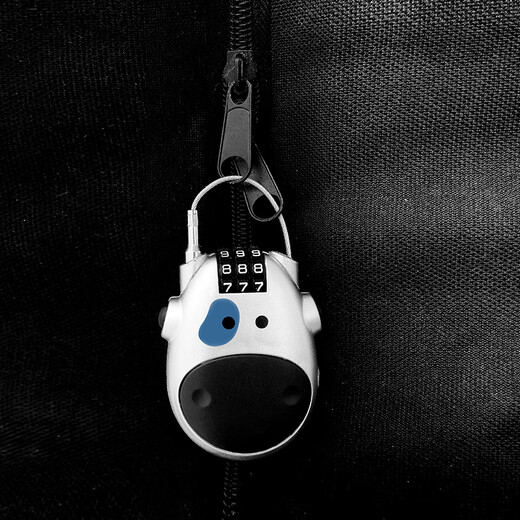 Auburn retractable steel cable padlock password lock gym helmet lock anti-theft window lock ski lock 108 silver