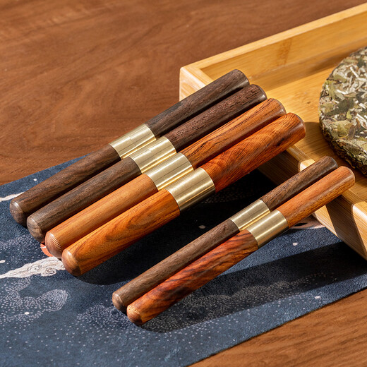 Yaji Tea Knife Rosewood Tea Cone Tea Needle Tea Set Kung Fu Tea Set Accessories Tea Cake Knife Pu'er Tea Needle