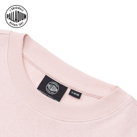 PALLADIUM sports T-shirt printed short-sleeved cotton T-shirt fashionable versatile and comfortable couples short-sleeved 178011 178011-675-Rose brown M