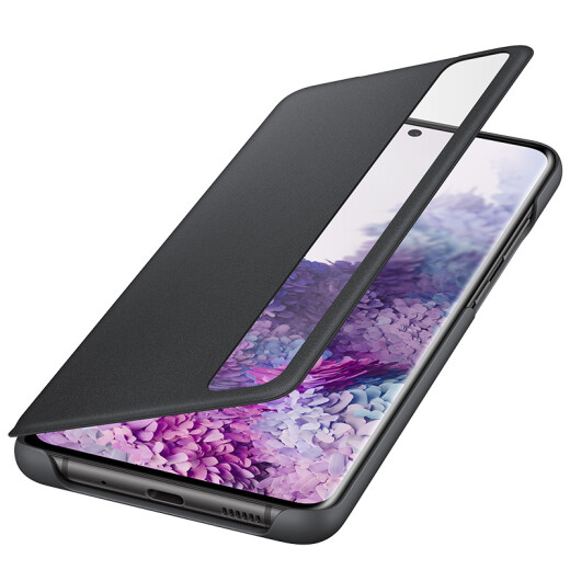 Samsung SAMSUNGS20+ Original Mirror Protective Case Flip Leather Case Mobile Phone Case Protective Case 5G Caller ID SMS Black
