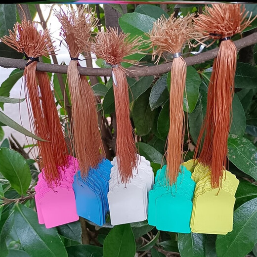 Writable tree code card, plant number card, seedling label, identification card, tree flower, fruit tree identity tag 3.6 2.5 white 100 pieces