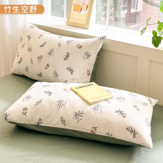 Antarctic cartoon full cotton pillow case one-pack home autumn and winter pure cotton pillow case 2023 new single pillow core inner liner cover Zhusheng Kongye [one pair] [all cotton soft 48cmX74cm