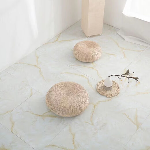 Piso de cemento engrosado de paiqin piso de cemento de cuero piso directo de piso impermeable pegatina para el piso de desgaste del hogar 6627 patrón de piedra resistente al desgaste 60*60/pieza