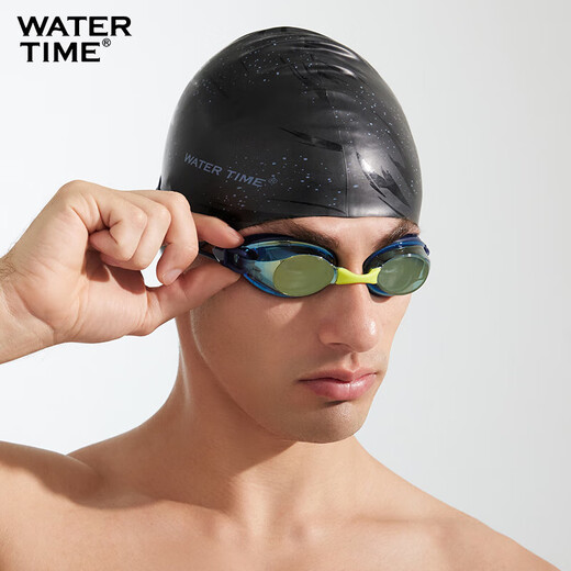 WATERTIME swimming goggles racing waterproof anti-fog high-definition swimming goggles for women with myopia degree professional men's speed blue myopia 400 degrees