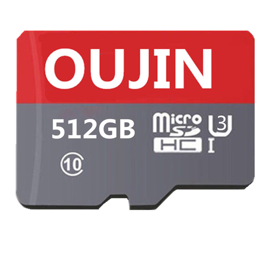 Eujin 512g high-speed universal tf memory card mobile phone camera storage dash recorder surveillance camera microSD 64G high-speed universal + card reader + SD card case