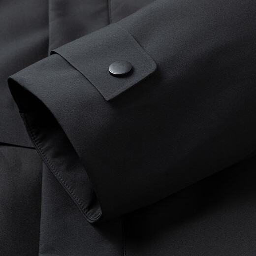 ROMON Daunenjacke Herren Kurze Kapuze Verdickte Warme Winter Business Casual Jacke Herren YR99969 Garnelen 180