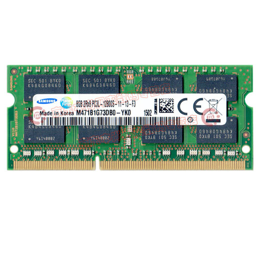 Samsung (SAMSUNG) original DDR3 PC3L third-generation notebook all-in-one computer memory bar, suitable for Lenovo Think, Dell Inspiron, ASUS, HP, Xiaomi MSI, Huawei, etc. DDR3L 1600 8G notebook memory bar