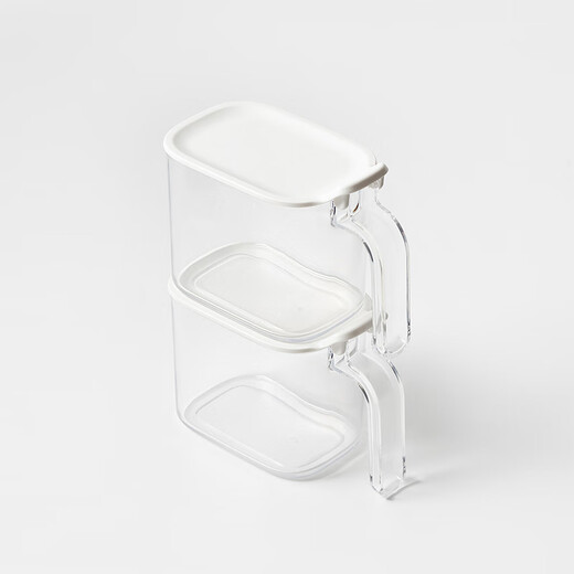 MUJI with spoon, spice box, salt shaker, kitchen supplies, spice shaker, spice shaker, spice box MCD9CC4S 410mL/length 72*width 135*height 95mm