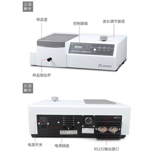 
Shanghai Jinghua UV Visible Spectrophotometer 721 Laboratory Spectrophotometer 722N/722S/723PC Custom Deposit Fund