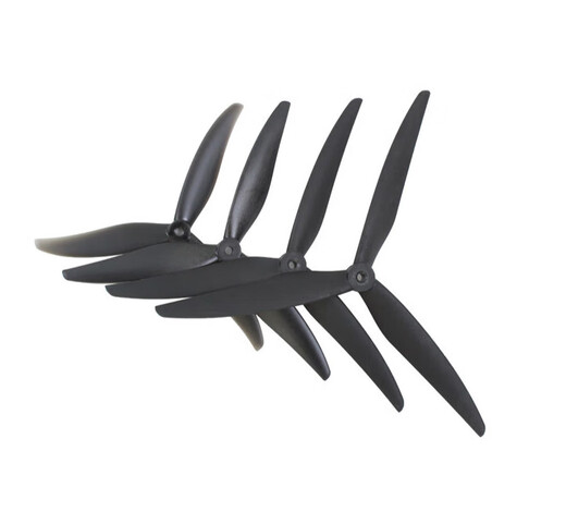 Zhu Xiaobao Máquina de cruce grande de 7 pulgadas 8 pulgadas 9 pulgadas de 10 pulgadas de tres palas de tres cuchillas Qianfeng Modelo de personalización de carga grande 1050 (1 par/paquete) paleta de tres palas delantera e inversa